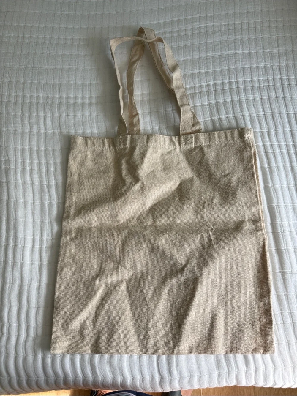 Howdy Darlin' Frog Canvas Tote - Natural